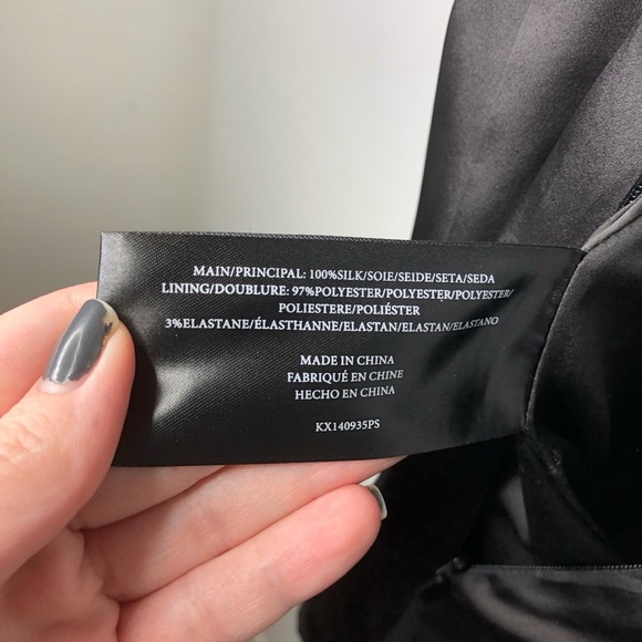 Keepsake Falling For You Silk Ruffle Trim Sides Pleated Short Romper Black Small - Picture 13 of 16